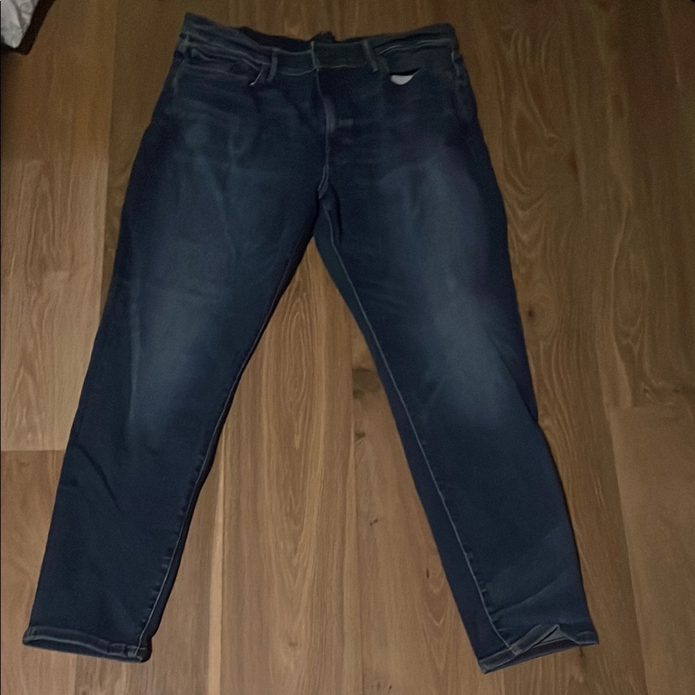 Dark Blue Denim Jeans